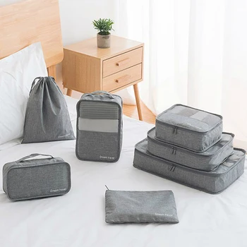 

Travel Toiletries Underwear Cosmetic Bag Wardrobe Suitcase Organizer Cable Wire Case Shoes Zipper Storage Luggage Accessories