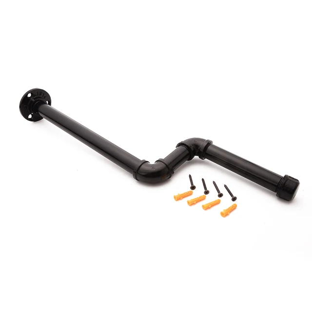 Mayitr Pipe Wall Hooks Vintage Mounted Iron Clothes Mayitr Pipe Wall Hooks Vintage Mounted Iron Clothes Rail Rack For Home Laundry Shelf Hanging Decoration