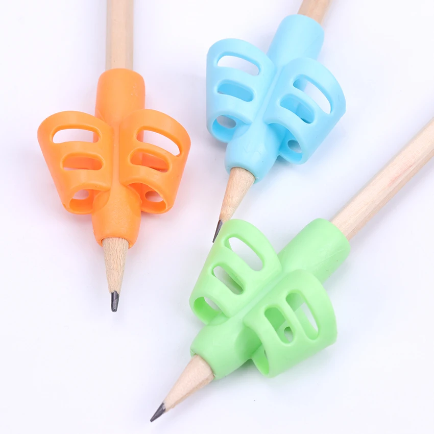 

3PCS Children Pencil Holder Pen Writing Aid Grip Posture Correction Device Tool Pencil Practice Writing Supplies