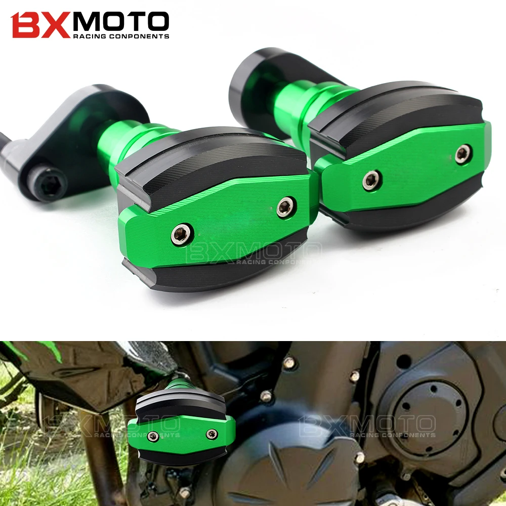 For kawasaki ninja650 ER6N ER6F 2012-2015 2016 Motorcycle Accessories Cnc Frame Sliders Falling Protection Anti Crash Pad Sides цена For kawasaki ninja650 ER6N ER6F 2012-2015 2016 Motorcycle Accessories Cnc Frame Sliders Falling Protection Anti Crash Pad Sides цены онлайн