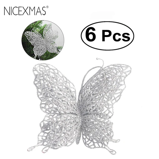 Butterfly Christmas Tree Ornaments - Home & Garden - AliExpress