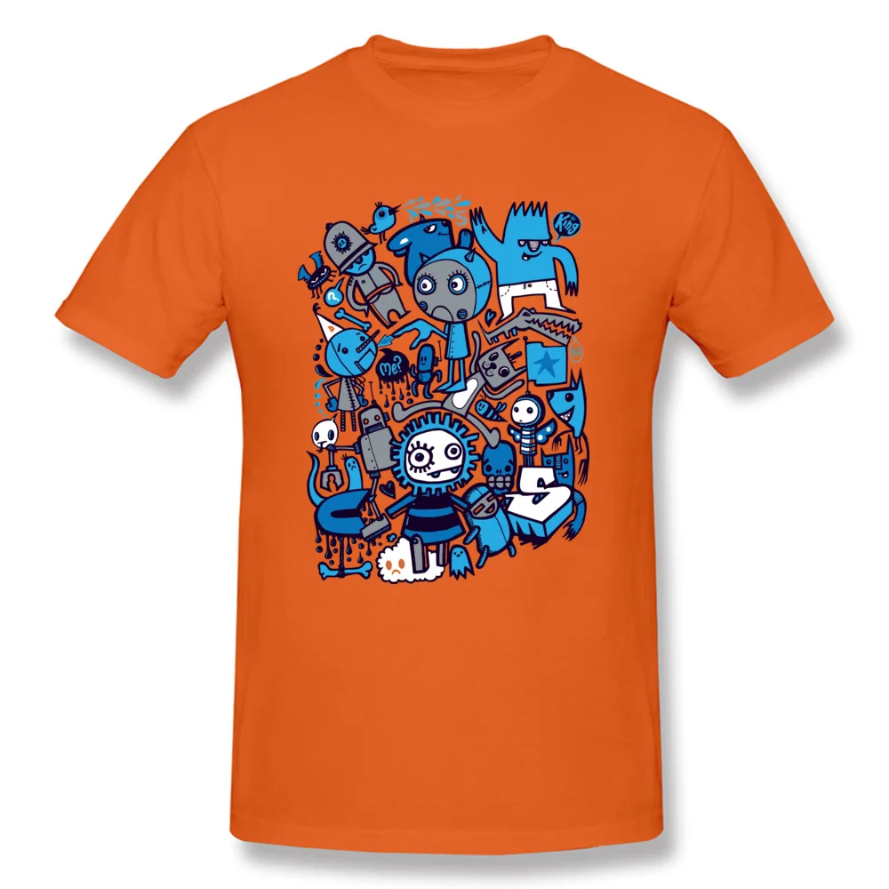 Blame T-Shirt for Men Casual NEW YEAR DAY Tops T Shirt Short Sleeve Brand Funny Tops & Tees O Neck 100% Cotton Fabric Blame orange