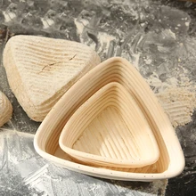 Лучшая корзина для выпечки из ротанга banneton, большая миска для теста, треугольная чаша для хлеба