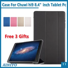 Новейший ультра тонкий чехол для CHUWI Hi9 Tablet PC Модный чехол для chuwi hi9 8,4 дюймов защитный чехол для планшетного ПК+ пленка для экрана подарки
