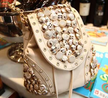 2017 Manual de Grano del Desgaste de la Cubierta Del Botón de Las Mujeres de Cuero Mochila Moda Femenina Bolsas de Hombro Mujeres Bolsas Universitarios mochila feminina
