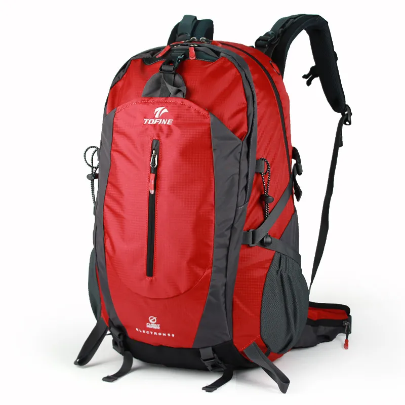 

Large capacity 40/45/50L Waterproof Nylon backpack shoulder bag Ultra-light travel backpack zipper closure