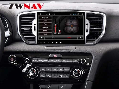 Discount ZWNAV Android 9.0 4+32GB Car No DVD Player FOR KIA SPORTAGE 2016 2017 2018 Radio Ibiza GPS map Navigation with Mirroring link 1