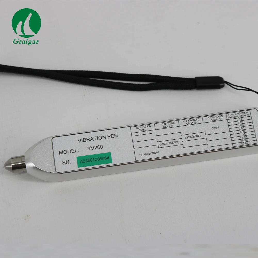 YV260 портативный цифровой ручка Вибрационный измерительный прибор тестер вибратора компактный размер небольшой вес легко обрабатывать