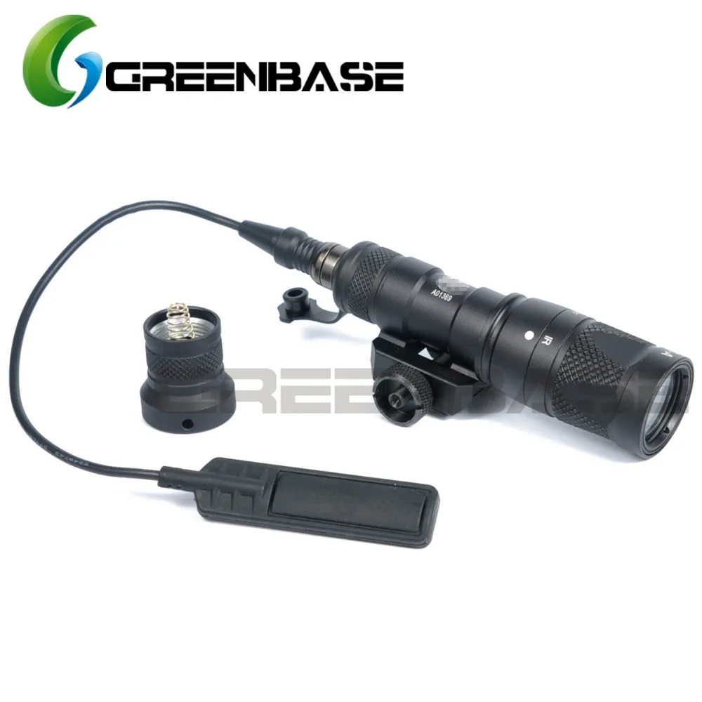 Greenbase Тактический SF M300V мини-разведчик светильник светодиодный вспышка светильник пистолет оружейный светильник с постоянным стробоскопическим мгновенным выходом для охоты