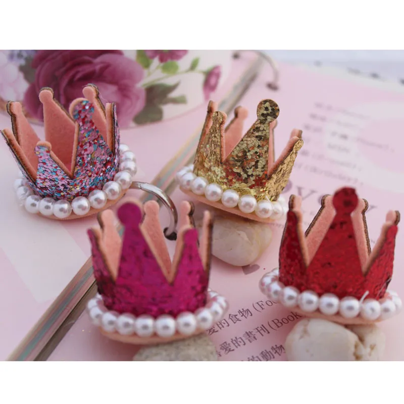 14 шт. Детские короны с жемчугом 3 5 см|diy jewelry accessories|jewelry accessoriesdiy |