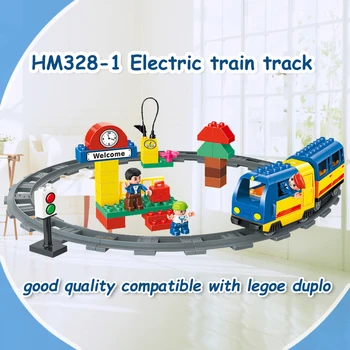 

HM328 Train blocks Big Building Blocks Self-locking Bricks montessori Educational Toys Baby Toys christmas gifts for children