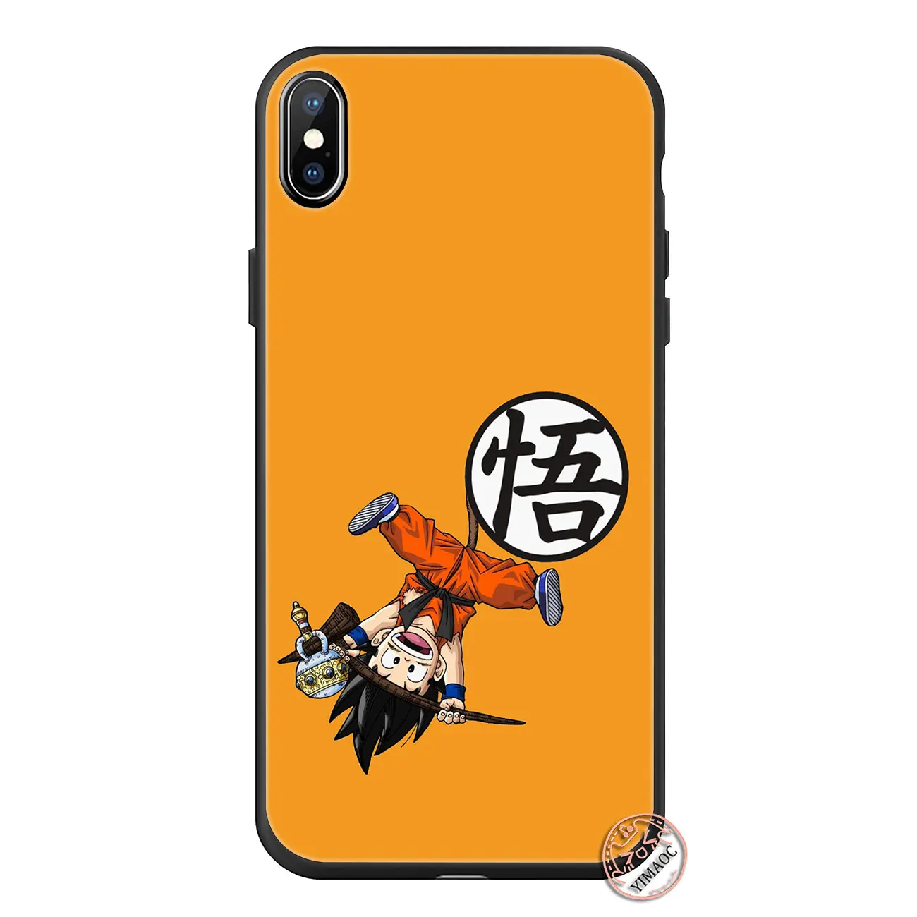 YIMAOC Dragon Ball z Goku Мягкий силиконовый чехол для телефона iPhone 11 Pro XS Max XR X 6 6S 7 8 Plus 5 5S SE 10 TPU черный чехол - Цвет: 8