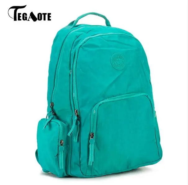 

2017 TEGAOTE Women Backpack Waterproof Nylon Teenage Girls Schoolbag Backpacks Female Casual Travel bag Bags Students Book bag