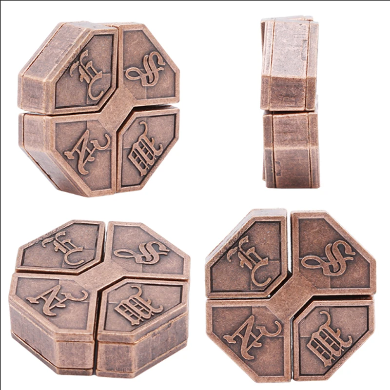 Buy 1Pc Alloy Box Lock Puzzle Classic Metal Brain Teaser IQ&EQ Test Toys for
