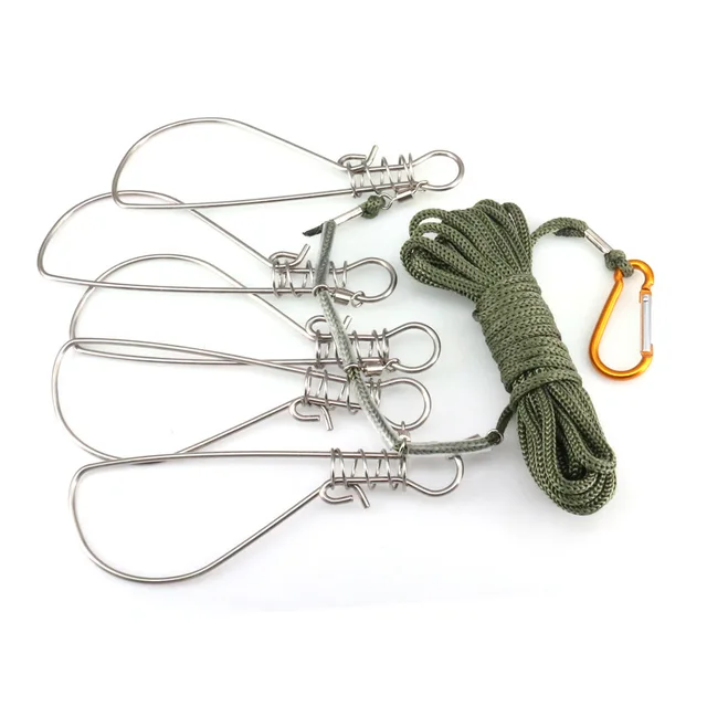 US $4.76 5 Meters Kukan Carp Fishing Accessories China May Stainless Steel Sea River Fish Lock Outdoor Sport