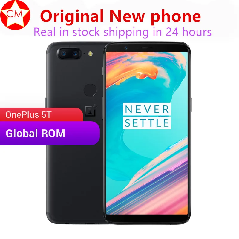 OnePlus 5 T смартфон с дюймовым дисплеем процессором Snapdragon 835 ОЗУ 6 ГБ ПЗУ 64 20 МП 4G