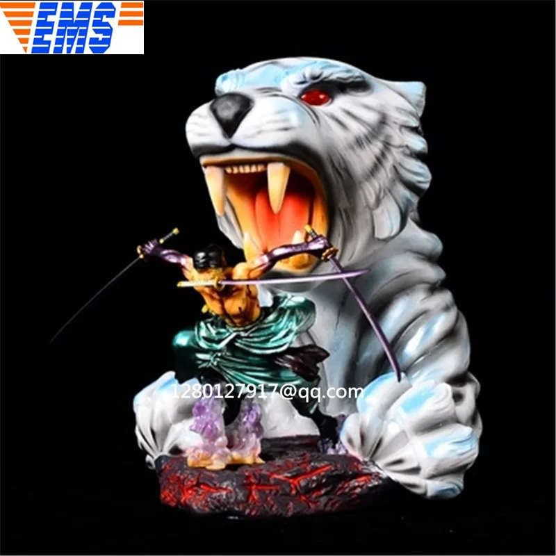 

Statue ONE PIECE White Tiger Roronoa Zoro Full-Length Portrait Straw Hat Pirates Plating Repainting Action Figure Toy P1301