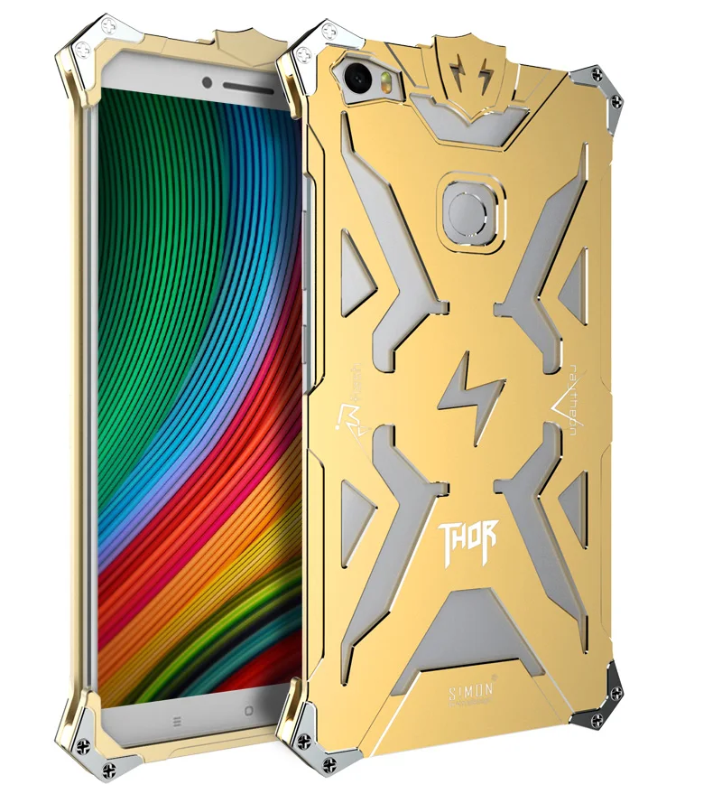Алюминиевый армированный чехол Thor для Xiaomi Mi Max защитный телефона со вспышкой