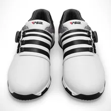 Новейшие PGM обувь для гольфа мужские кроссовки для гольфа Спортивные всесезонные водонепроницаемые мужские туфли для занятий спортом дышащие профессиональные тренировочные