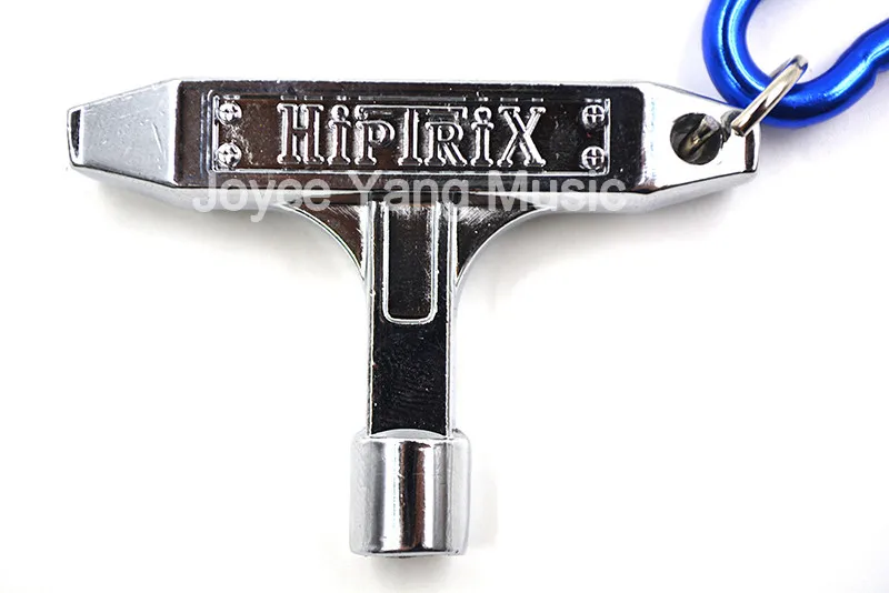 Niko Chrome Drum Skin Tuning Tuner Key Keychain Square 5.4mm For Snare
