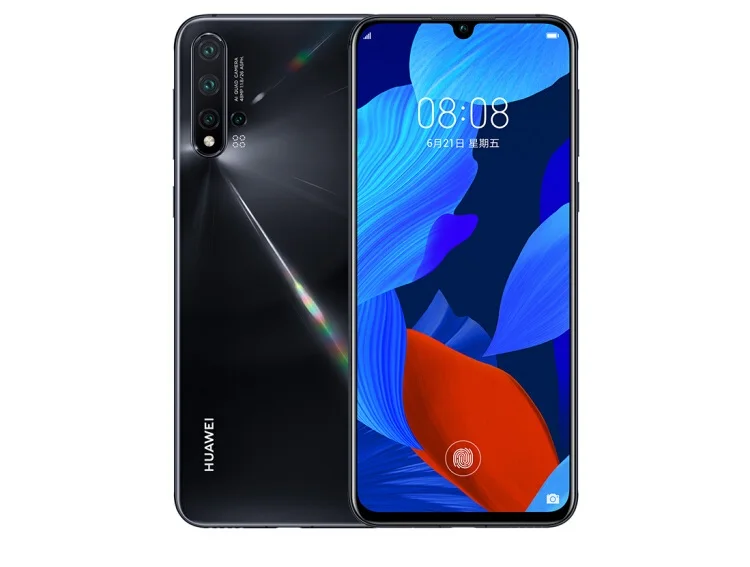 Новая модель HuaWei Nova 5 Pro 4G LTE мобильный телефон Kirin 980 6,3" ips 2340X1080 256 МП NFC 40 Вт зарядка 8 Гб ram ГБ rom