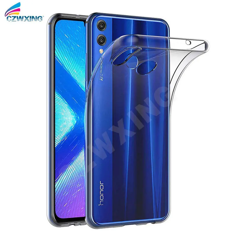 Чехол для Huawei Honor 8X прозрачный силиконовый чехол из ТПУ телефона JSN-L21 JSN L21 8 X