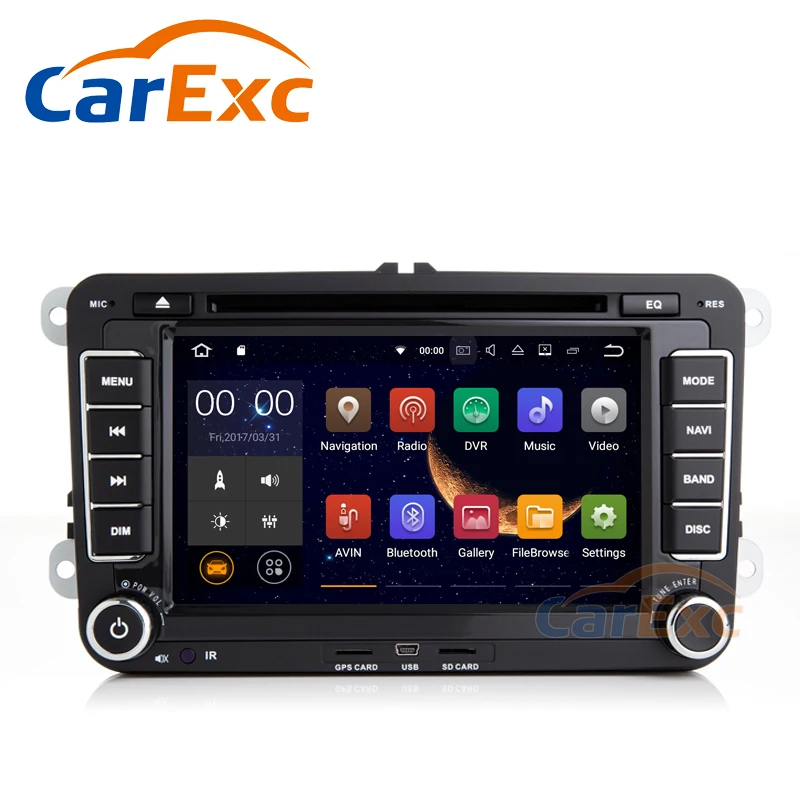 2G RAM Android 7.1 OS Car Multimedia Stereo Player For VW/Volkswagen