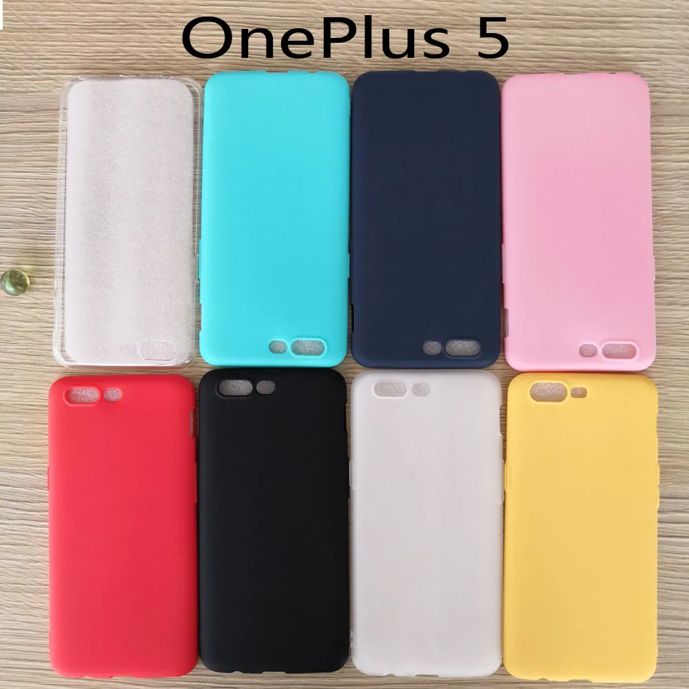 

OnePlus 5 5t Candy Case Cover Ultrathin Transparent TPU Soft Cover Protective Case For One Plus 5 5T 1+ 5 5T Cover Case