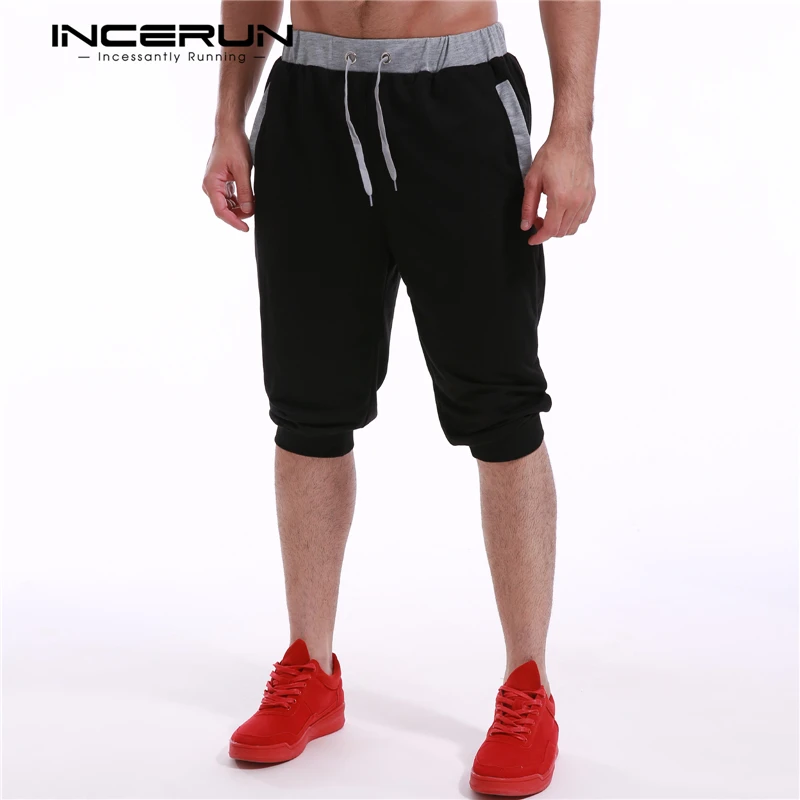 INCERUN 2018 Summer Men Calf Length Shorts Casual Baggy Joggers Short