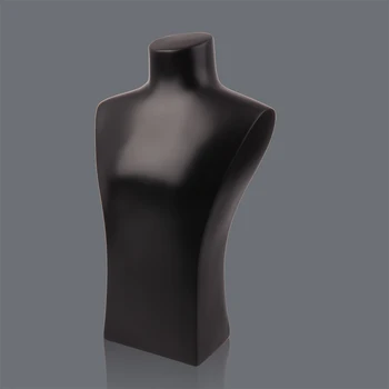 

New 1PC Luxury Woman Abstract Mannequins Manikin Female Display Scarves Jewelry Necklace Pendant Show Black Resin Artistic Model