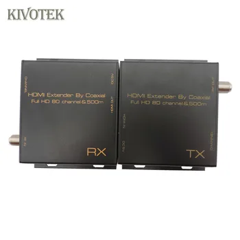

HDMI Extender Sender/Trasmitter Receiver Adapter 500m RF Coaxial Cable Connector,80 Channel,NTXs to NRXs For CCTV Free Shipping