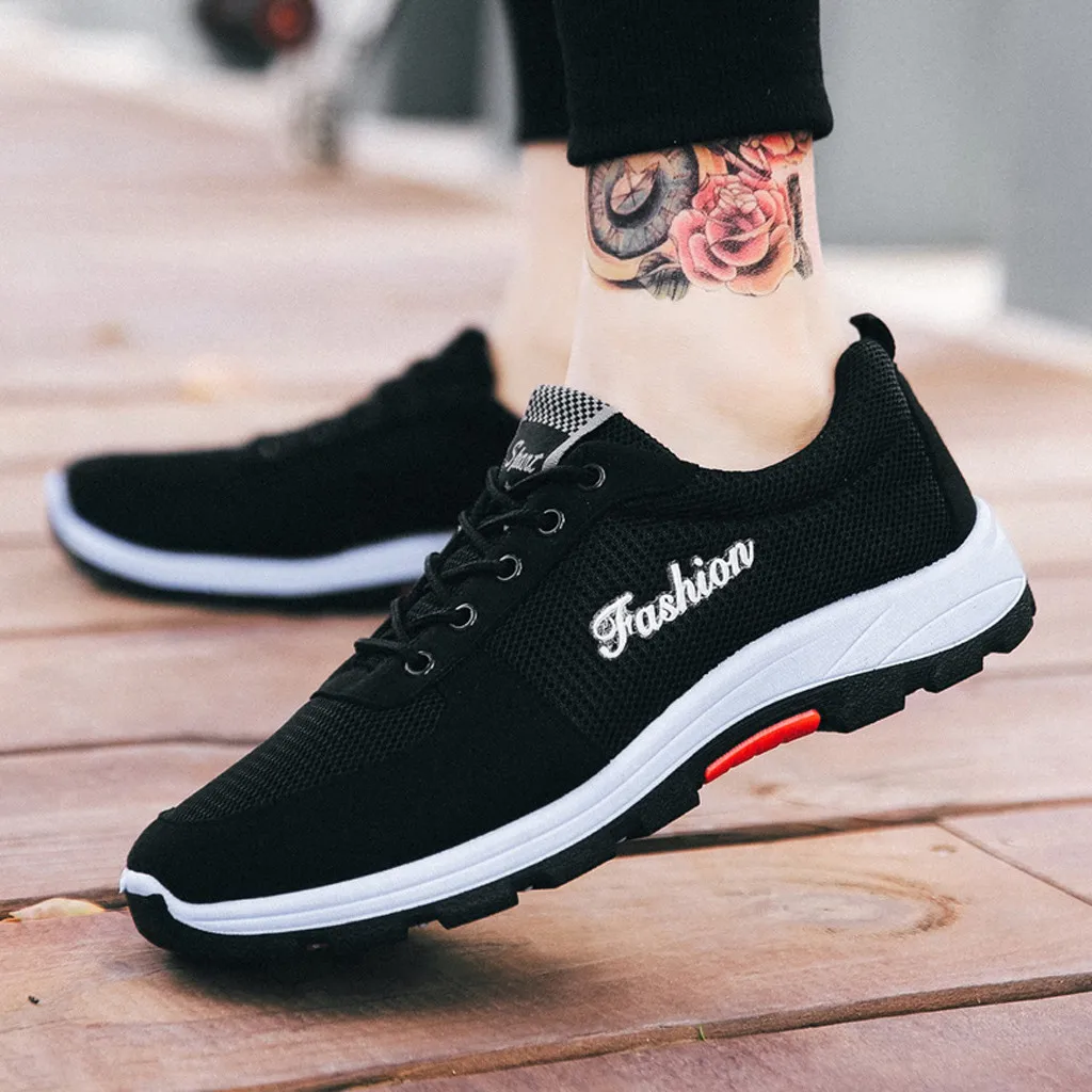 

2019 men's shoes men walk shoes solid color fashion Spring And Autumn Sports Shoes outdoor walk soft Casual Men Shoes