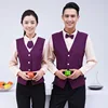 Cheap Hotel Front Desk Cashier Vest Uniform Restaurant Bar Catering Cafe Work Wear Uniforms Female Long Sleeve Waiter Overalls H2402 33014820636
