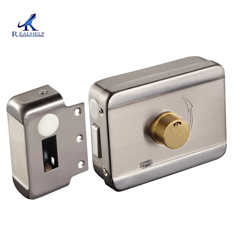Electric Motor lock Iron Gate Electronic Door Lock Access Control Lock  Intelligent Lock Surface Drawing Good Quality