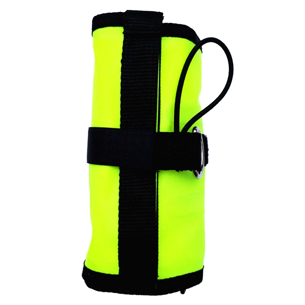 Nylon TPU Safety High Visibility 4FT Underwater Scuba Diving Diver Below SMB Surface Marker Buoy Signal Tube with Oral Inflator