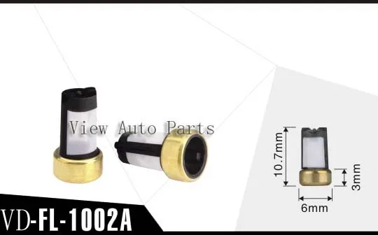 50 шт. топливный инжектор маленький фильтр корзиночного типа для oem 23250 00020 Размер 6*3*10,7 мм VD-FL-1002A