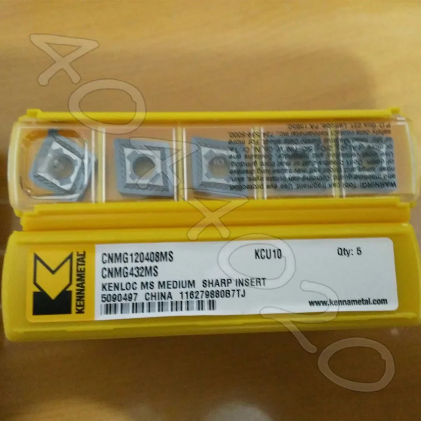 

Kennametal CNMG120408MS KCU10 CNMG432MS KCU10 10pcs carbide inserts