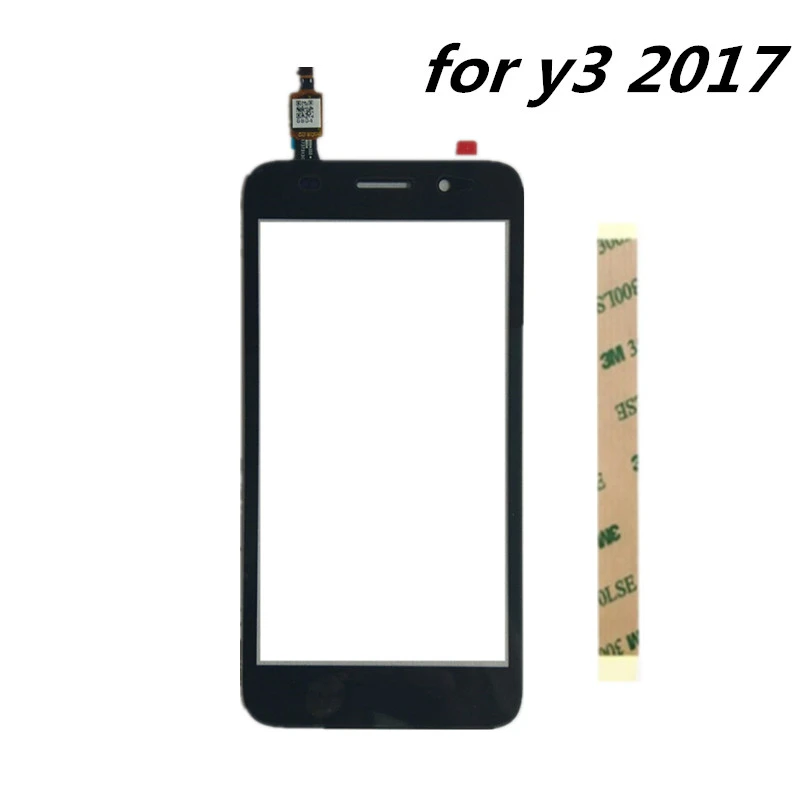 2017 Black Replace The Touch Screen Touch Panel for Huawei Y3 Color : Black