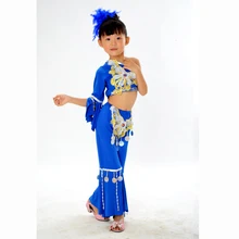 Дай танцы костюм Павлин танцевальные юбки бальные танцы одежда