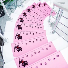 5 шт. лестницы коврики световой ковровая самоклеящиеся Лестницы ковер не скользит темно-Безопасность пол флуоресцентный для детей семья