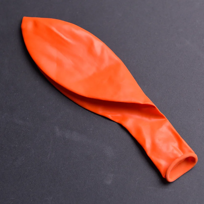 6 шт. выдувный 18 дюймов круглый латексный шар высокого качества 8 г за штуку красочный шар гелиевые надувные большие воздушные шары из латекса - Цвет: Оранжевый