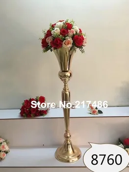 

new style hot sale wedding table gold iron chorme centerpiece wholesale