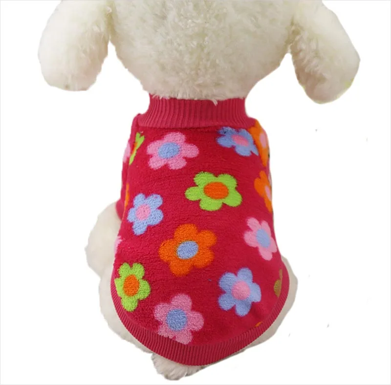 Flower dog clothes