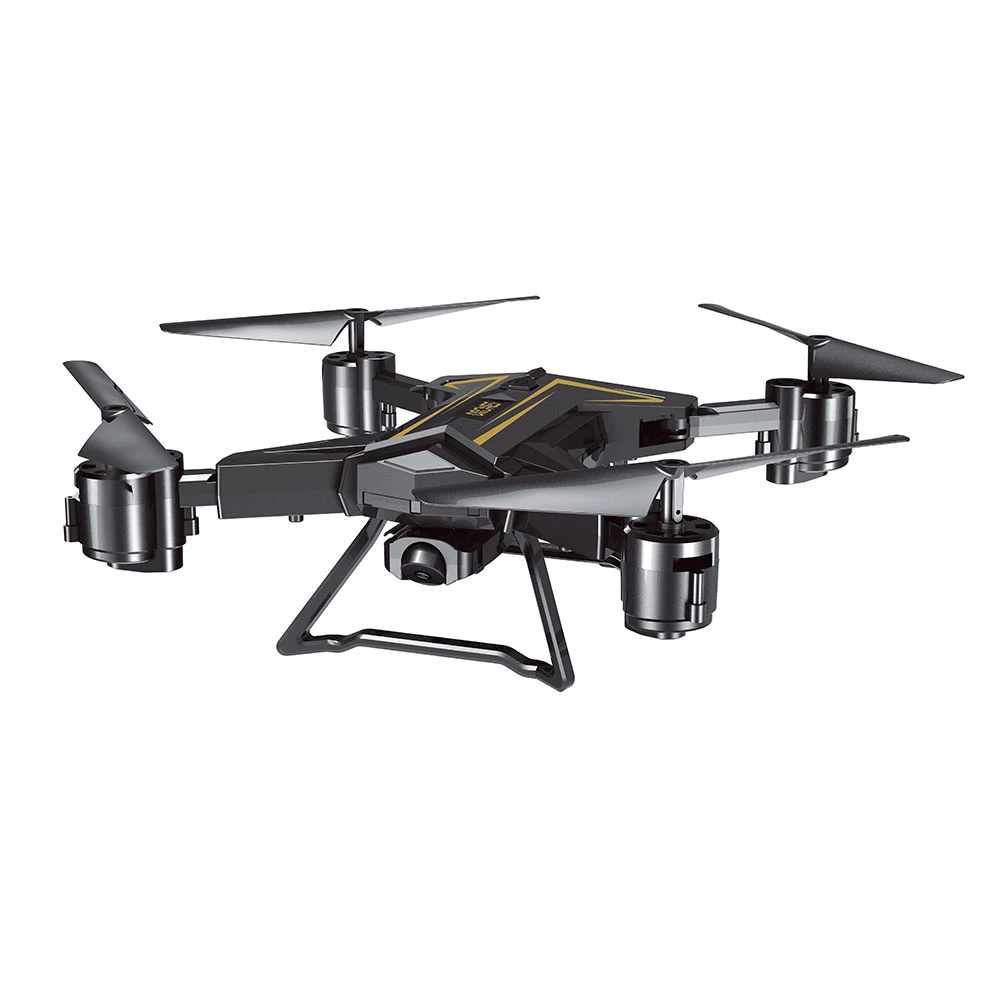 

Phoota Foldable Portable Silver Gold 360degree Rolling Photography Flashing Headless Mode Quadcopter FPV 0.3MP Camera Drone Gift
