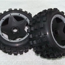 1/5 Масштаб RC KM Rovan HPI Baja 5B Багги Нобби задние колеса и шины 2 шт. стоимость доставки