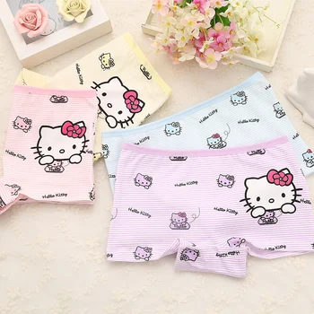 

4pcs/lot girl underwear panties boxer cartoon hot sale children pants kids wholesale high quality underware