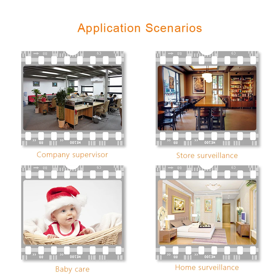 WIFI Camera Wireless IP Camera Wi-Fi CCTV Indoor Webcam Onvif Looline Motion Detection Baby Monitor Security Surveillance Camera Looline