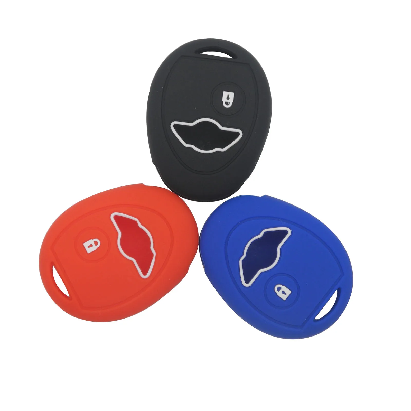 

jinyuqin Car Styling Silicone Car Key Case Protector Fob For BMW Mini Cooper R50 R53 Auto Accessories 1 Button Key Cover