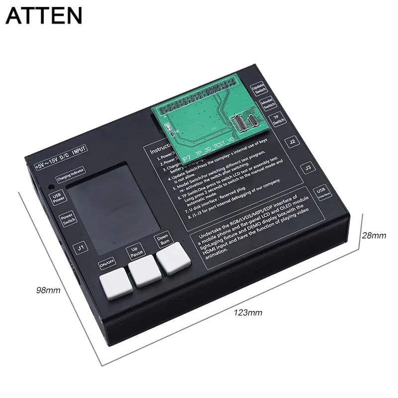 ATTEN LCD display & Digitizer Touch screen panel Tester test board for iphone 6S 6S plus 7 7plus 8 8plus Touch Screen Tester Box
