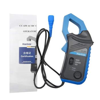 

Hantek CC-650 AC/DC Current Clamp CC-650 clamp meter 400Hz Bandwidth 1mV-10mA